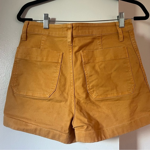 Madewell Mustard Shorts - Picture 2 of 4